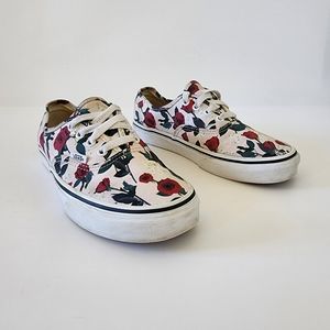Vans Authentic Rose canvas sneakers size 7.5